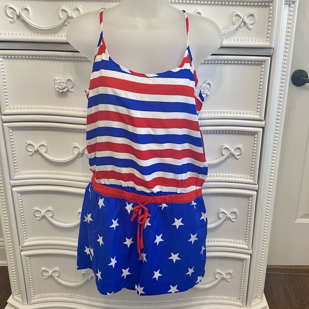 Tipsy Elves Stars and Stripes Romper